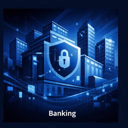 Banking security and risk visual