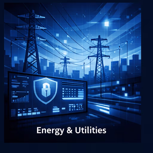 Energy and utilities resilience visual